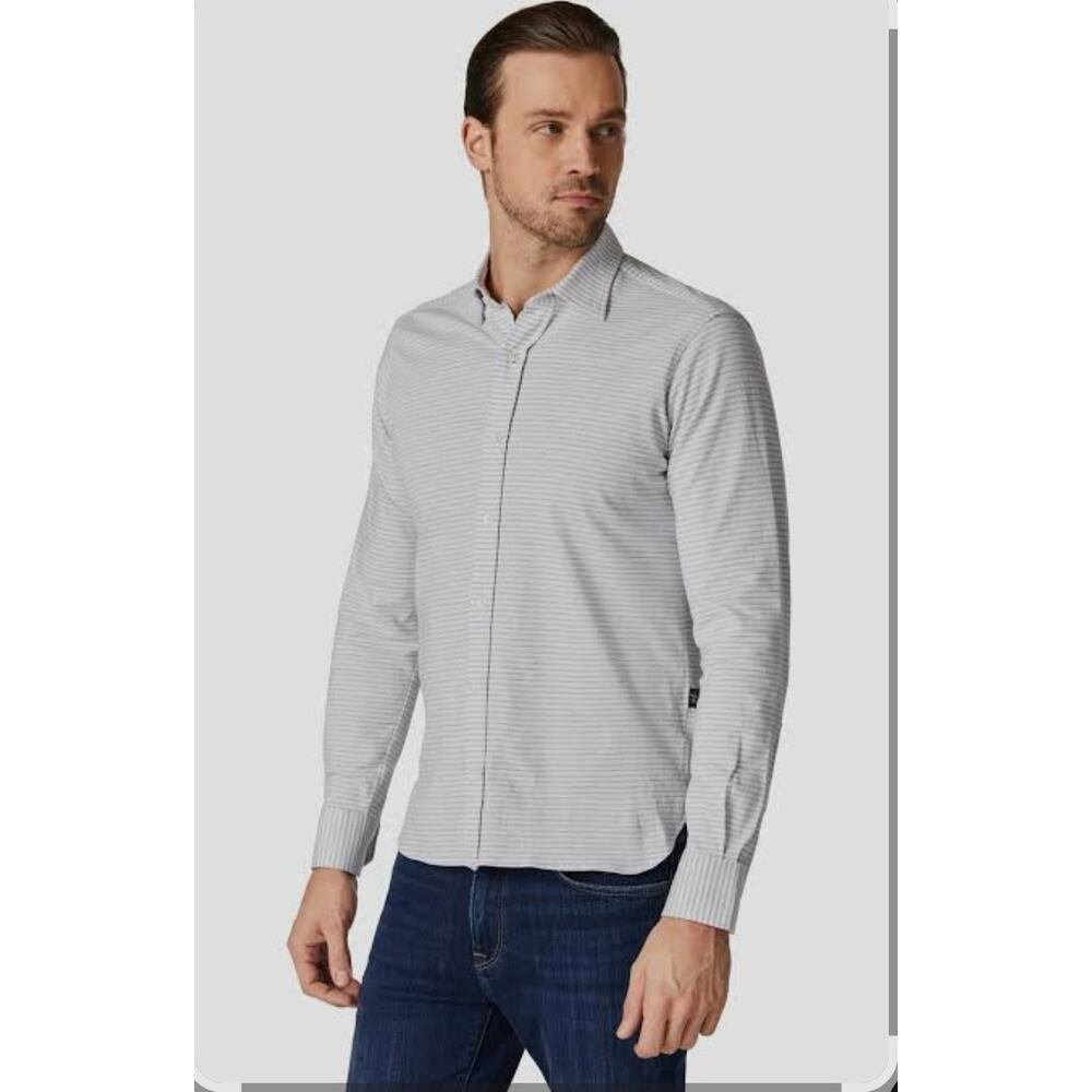 34 Heritage Men's Striped Button Down Shirt